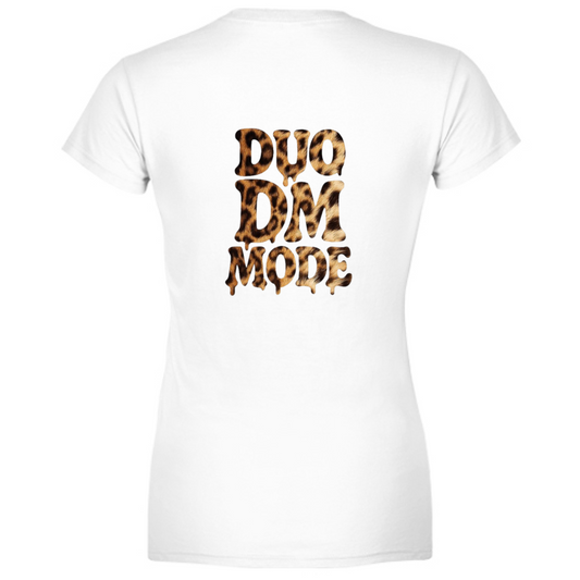Maglia Donna DuoMode Stampa Graffito Leopardata