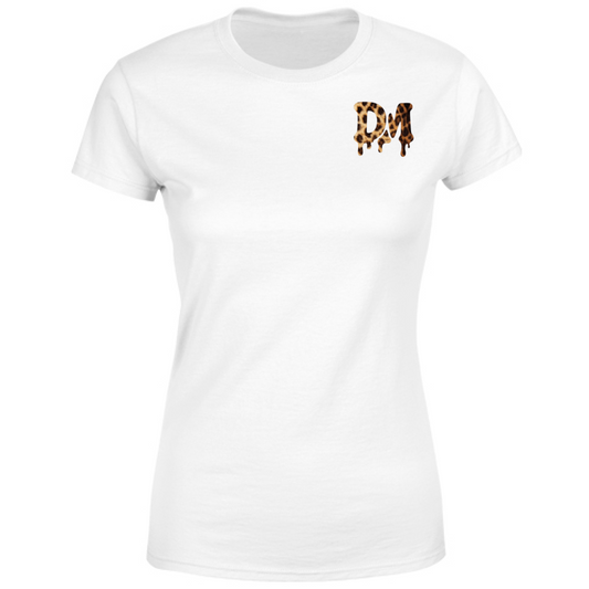 Maglia Donna DuoMode Stampa Graffito Leopardata